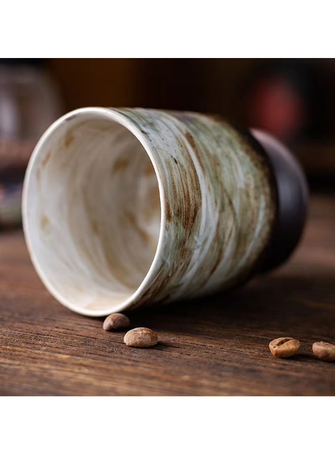 Clink Vintage Style Coffee Cup Creative Japanese Style High-foot Tea Cup Office Home Mug - Image 3